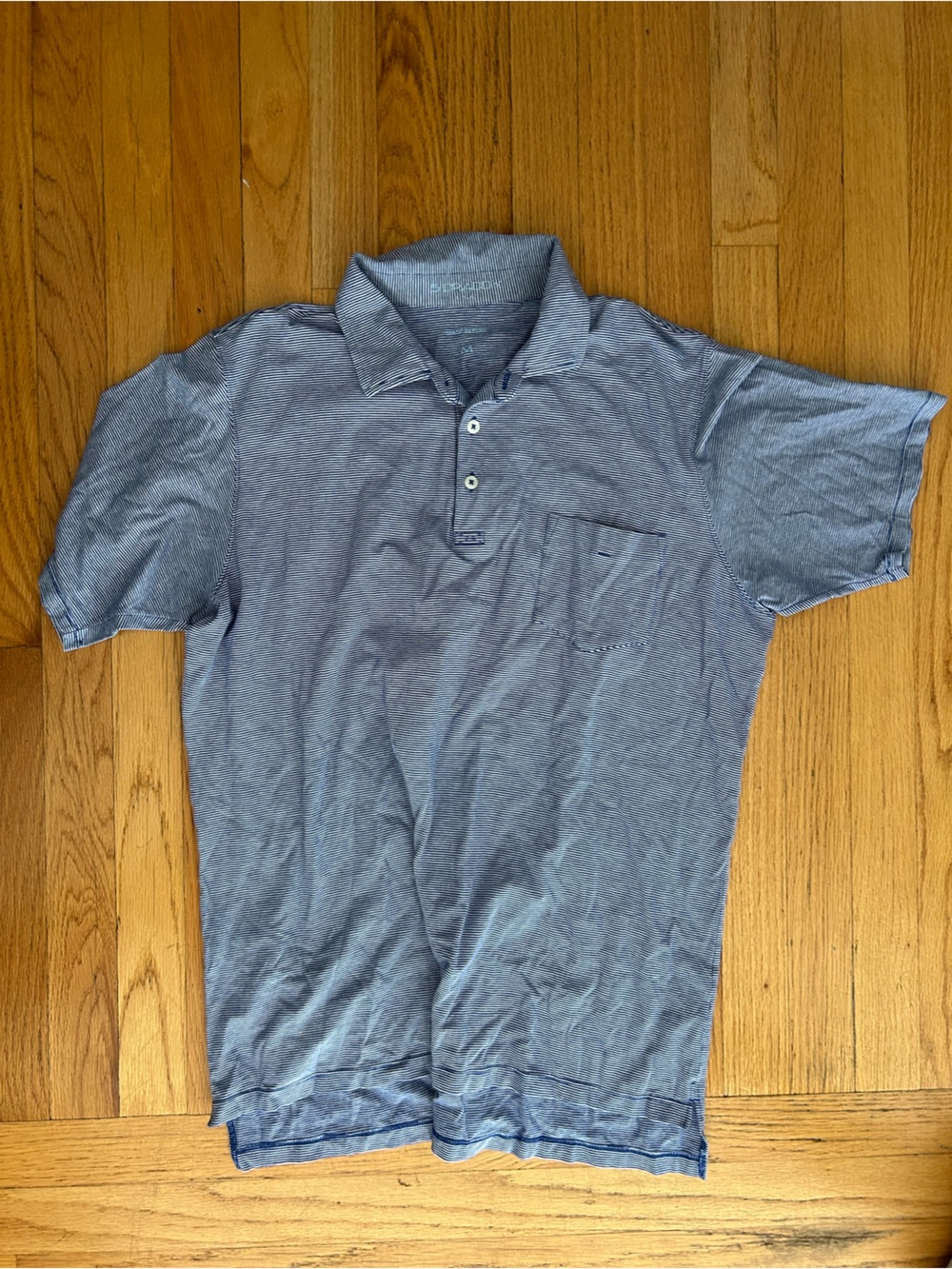 B DRADDY Light Blue Men's Polo Shirt with Pocket